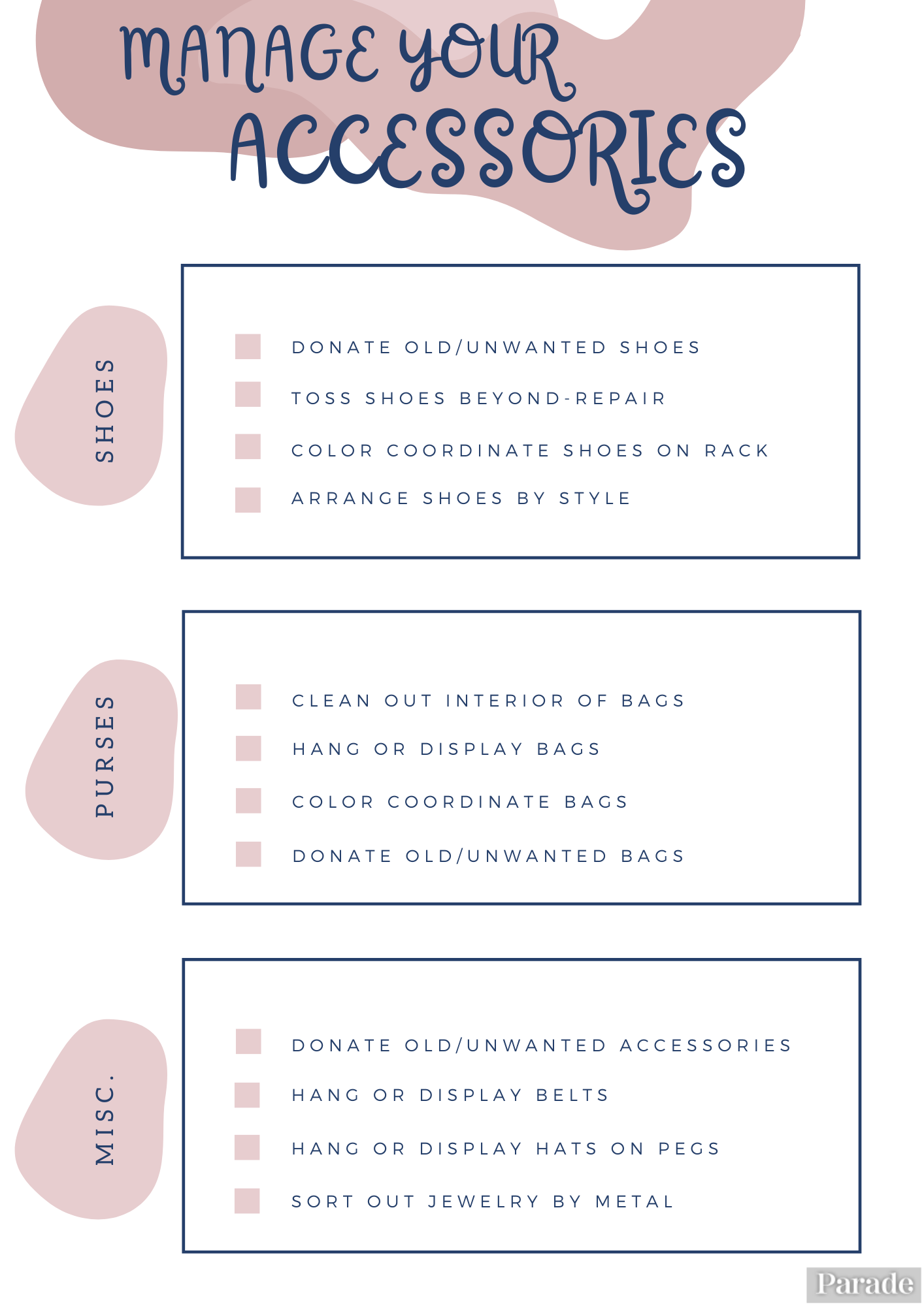 10 Printable Closet Cleaning Guides—Closet Cleaning Tips - Parade Home ...