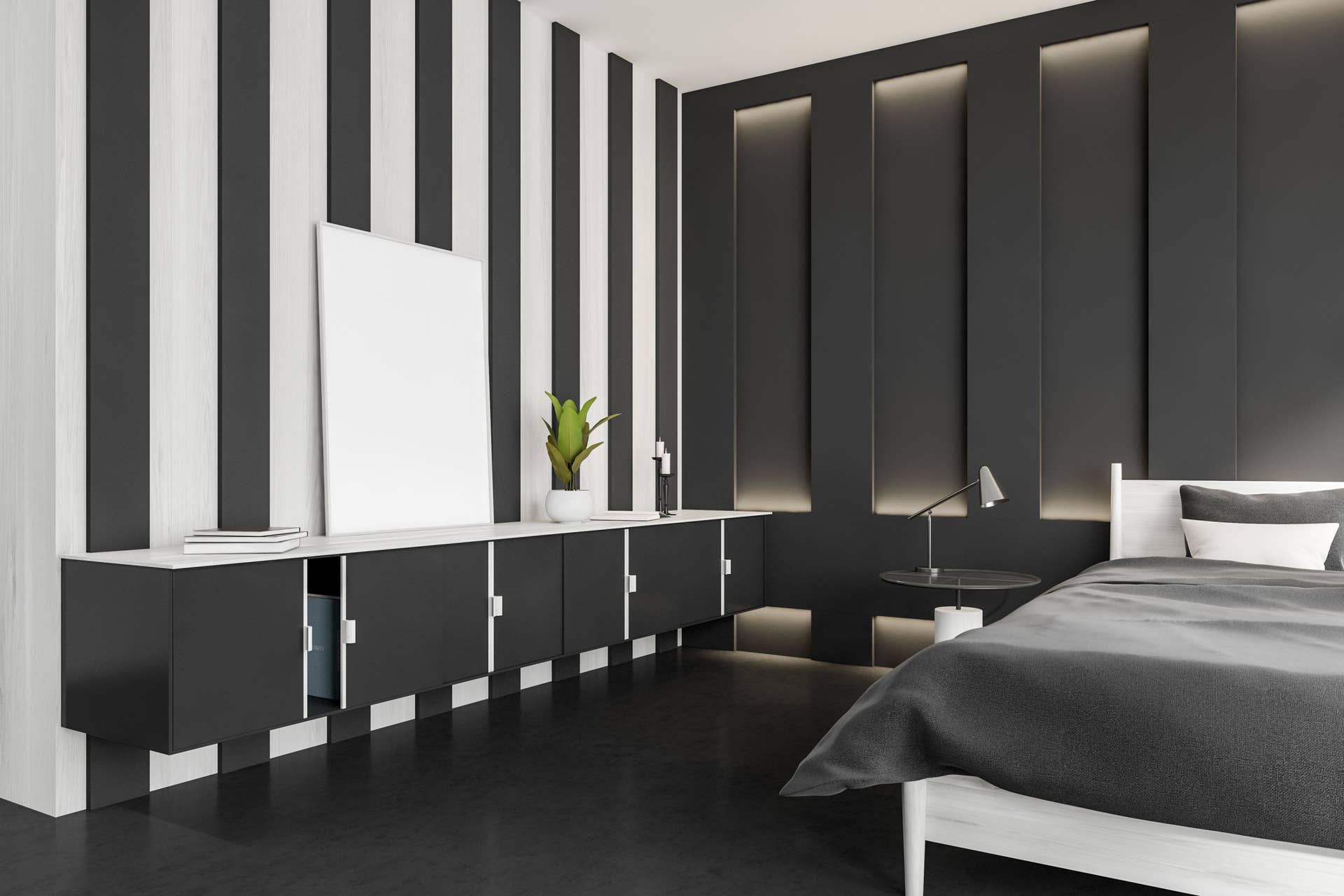 24 White and Black Bedroom Ideas You’ll Want to Copy - Parade Home & Garden