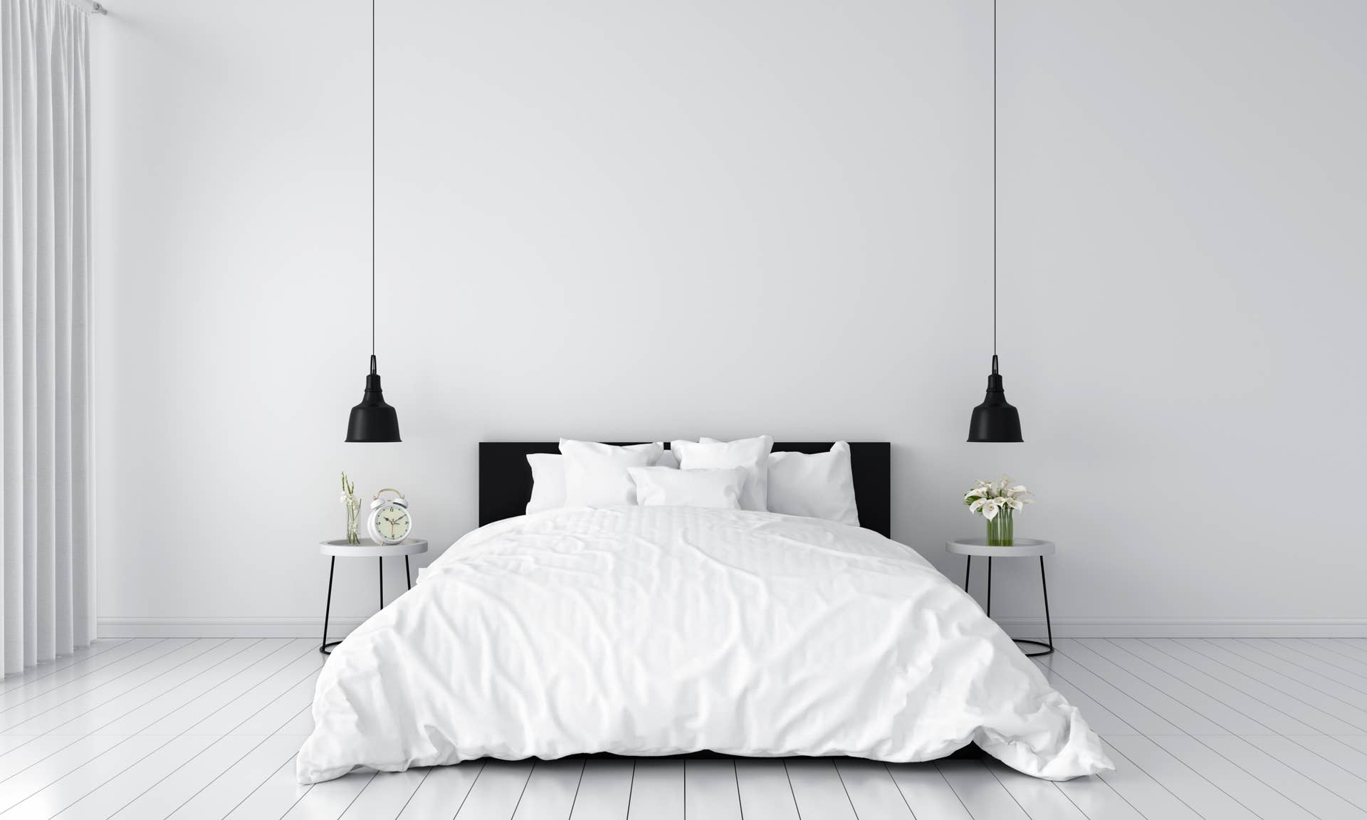 24 White and Black Bedroom Ideas You’ll Want to Copy - Parade Home & Garden
