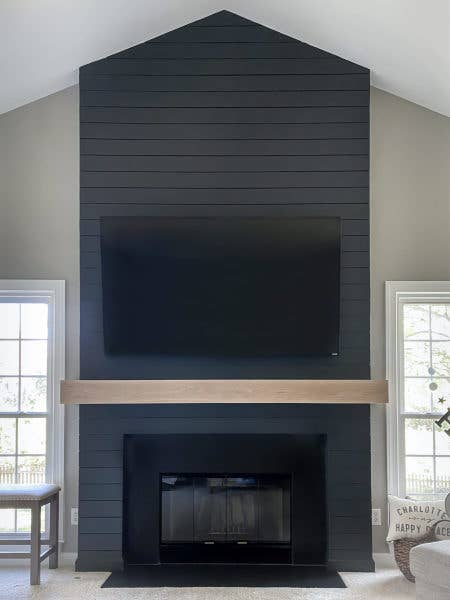 25 Black Shiplap Wall Ideas - Parade Home & Garden