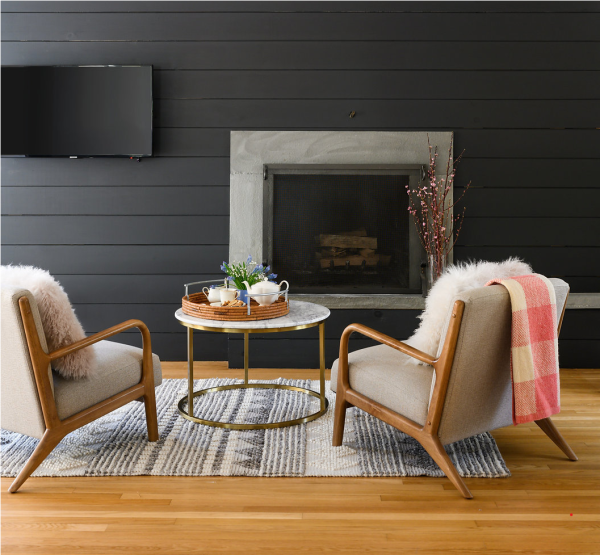 25 Black Shiplap Wall Ideas - Parade Home & Garden