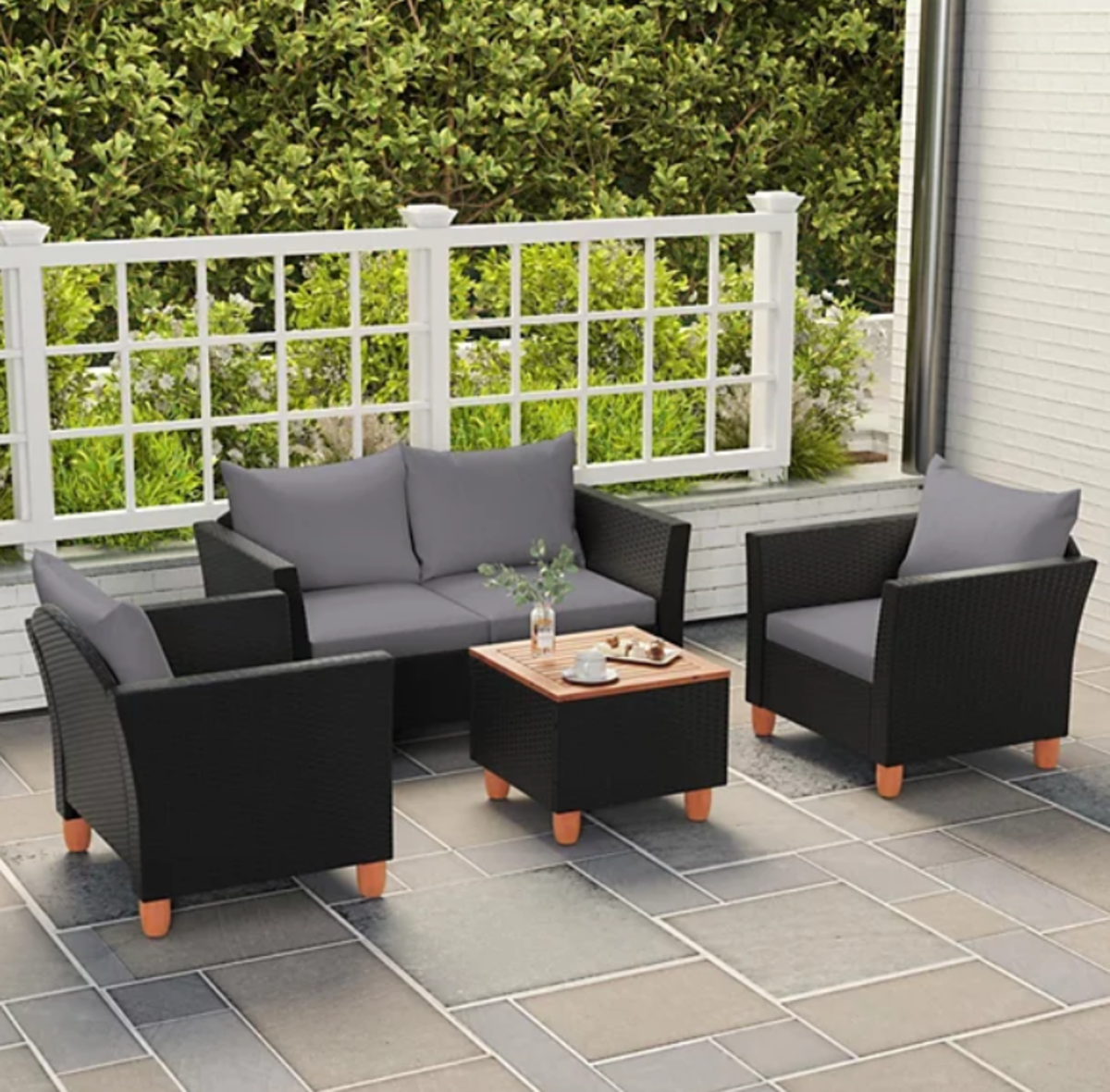 Macy s Is Selling a 952 4 Piece Outdoor Patio Set for Just 380 During Black Friday Parade Home Garden