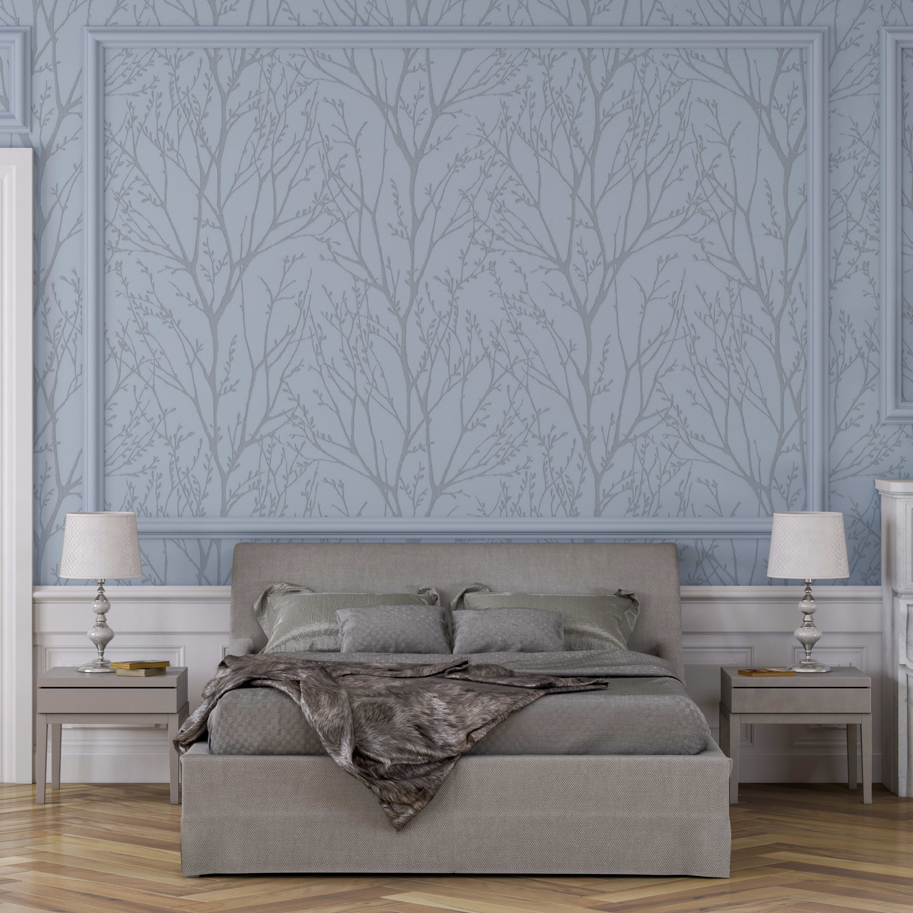 Blue and Gray Bedroom Ideas