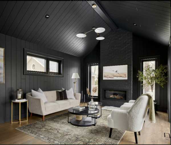 25 Black Shiplap Wall Ideas - Parade Home & Garden