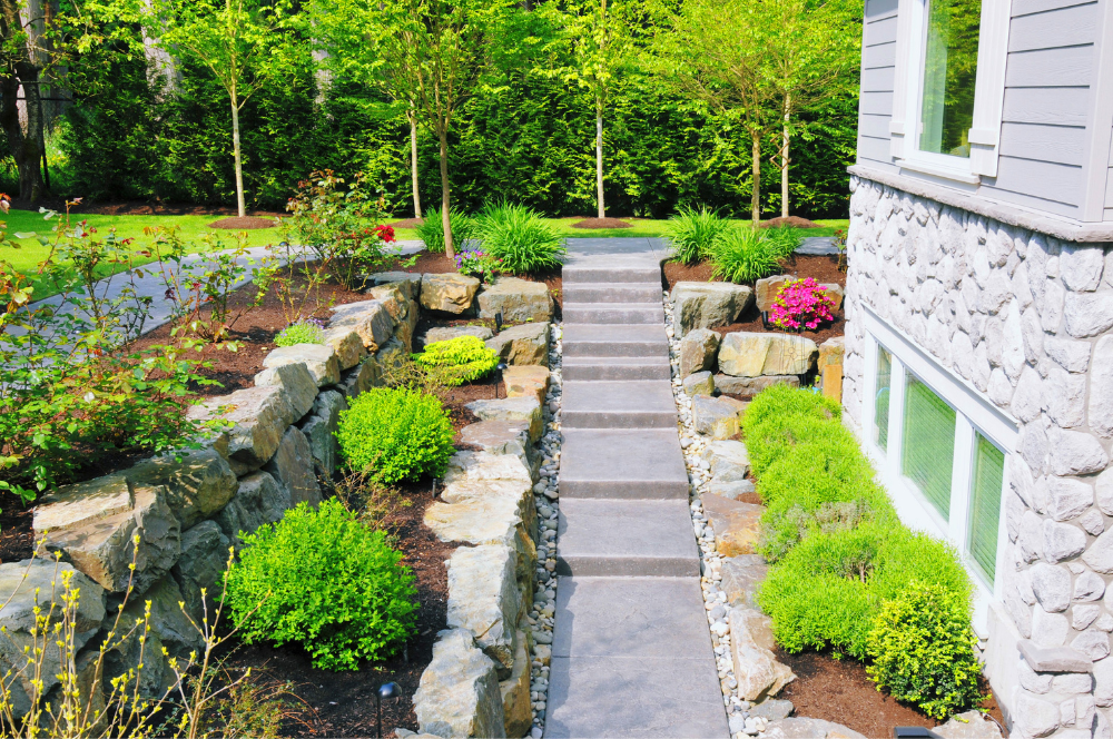 25 Low-Maintenance Front Yard Landscaping Ideas - Parade Home & Garden - Low-Maintenance Sustainable Garden Features