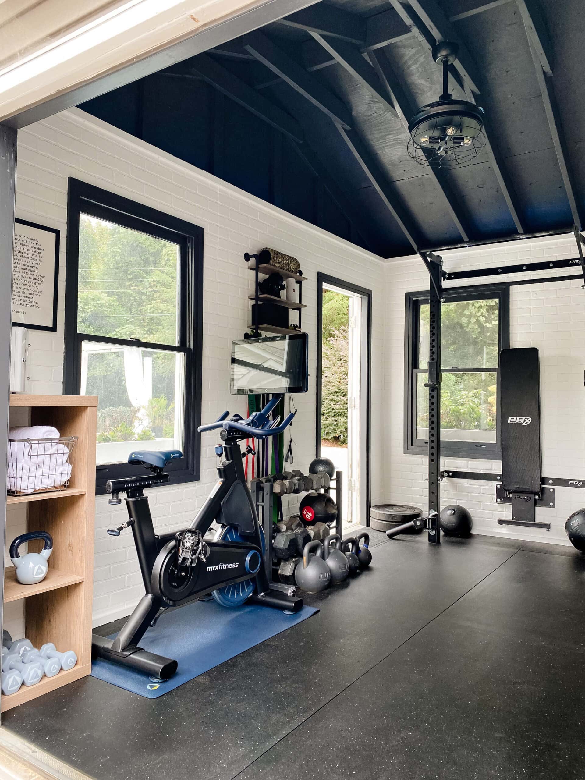 22 Small Home Gym Ideas that Fit Fitness into Any Space - Parade Home ... - Small Space Home Gym Ideas