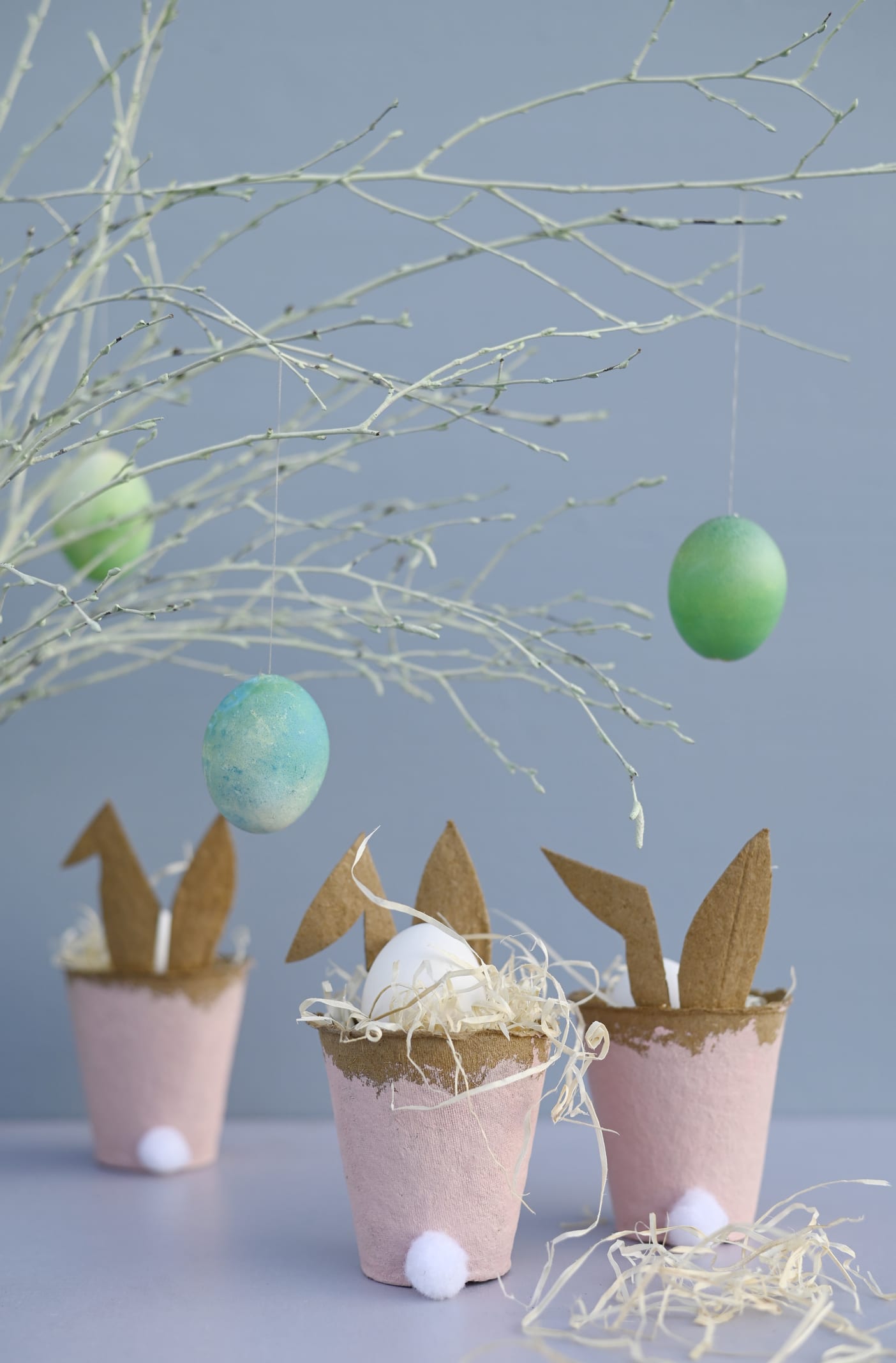 Easter Eggs Set Of 8, Easter Decorations, Speckled Eggs In A Wooden Crate, Easter Basket Gift For Hostess
