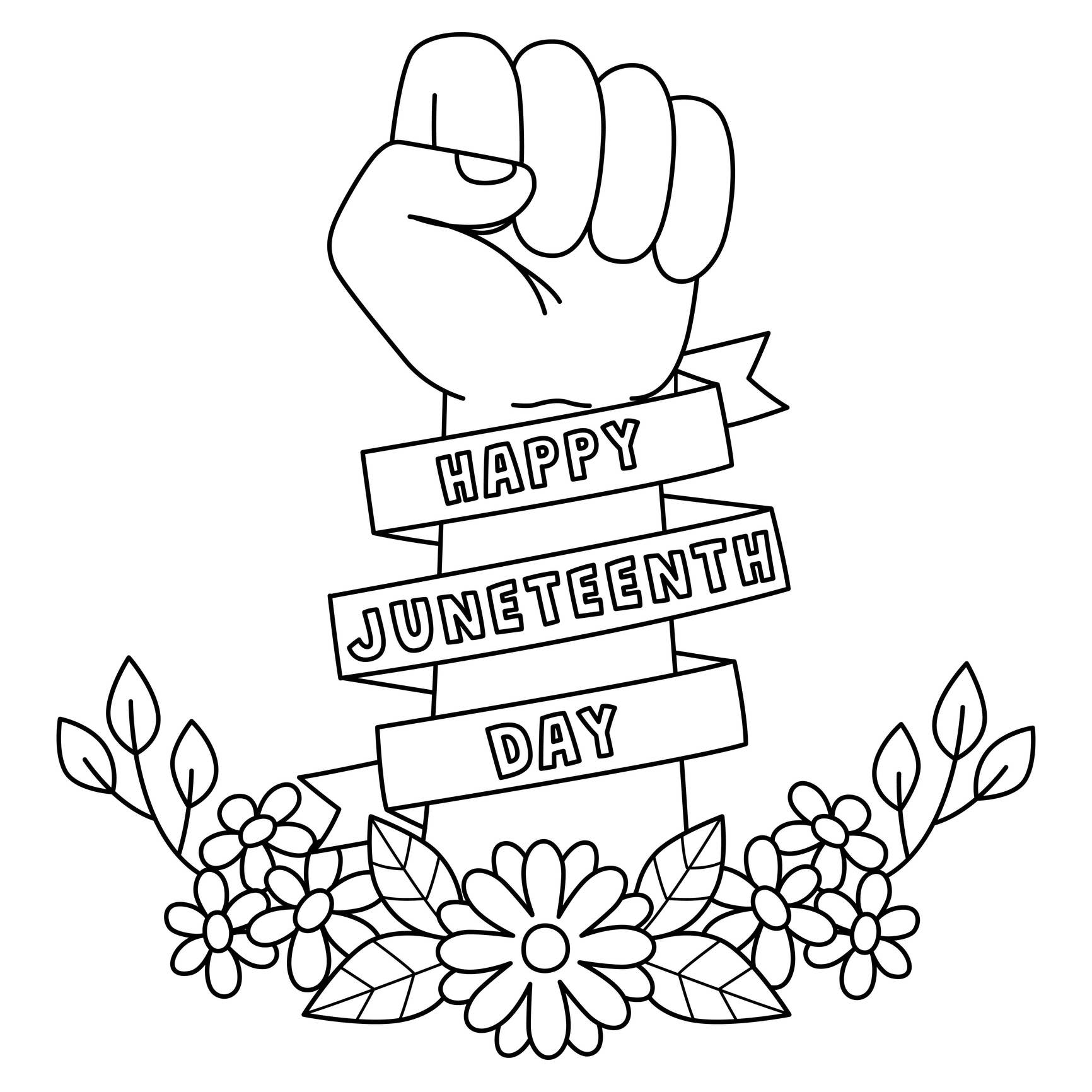 19 Juneteenth Coloring Pages - Parade Home & Garden