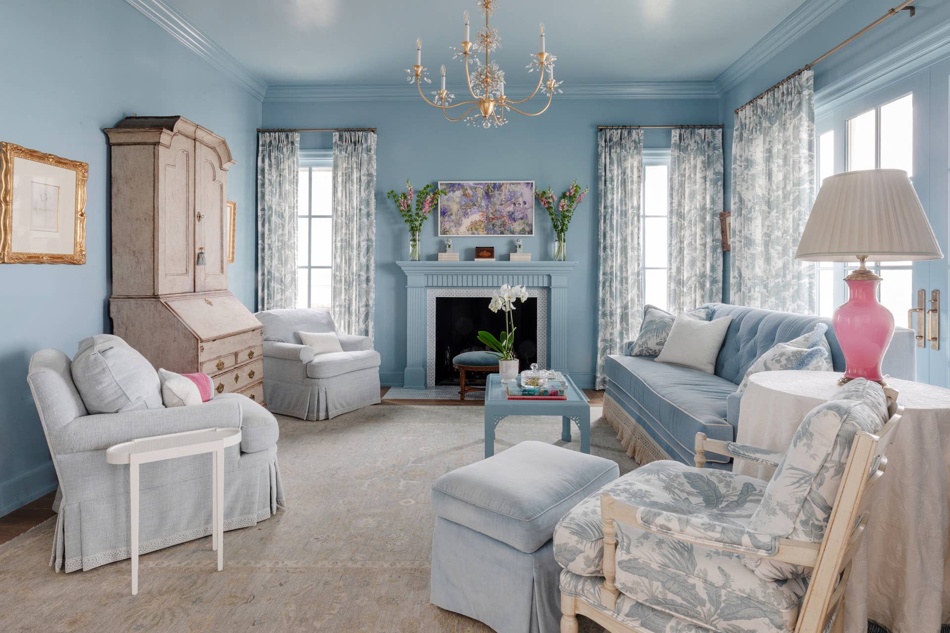 Blue Living Room Ideas: 17 Gorgeous Spaces that Stun - Parade Home & Garden